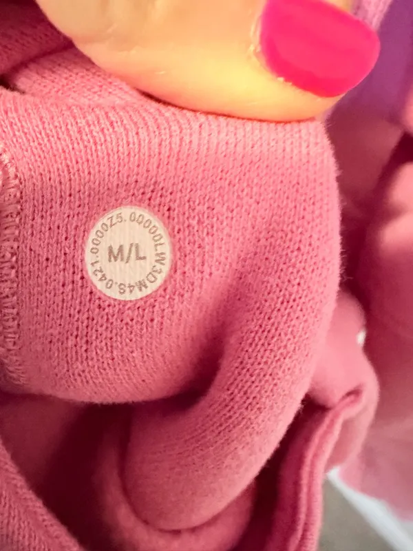 Lululemon Scuba Oversized Half-Zip Hoodie Pink size m/l women's - Image 13