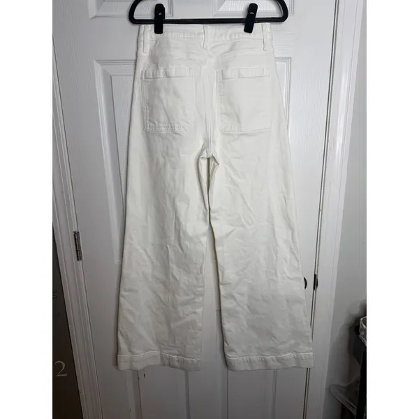 DRIFTWOOD Martha Wide Leg White Jeans Size 27 - Image 3
