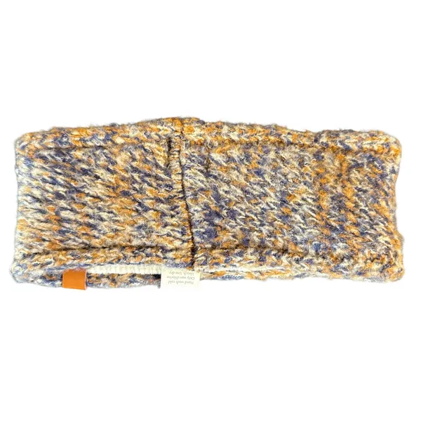 Frye Knit‎ Headband in Blue and Tan - Image 3