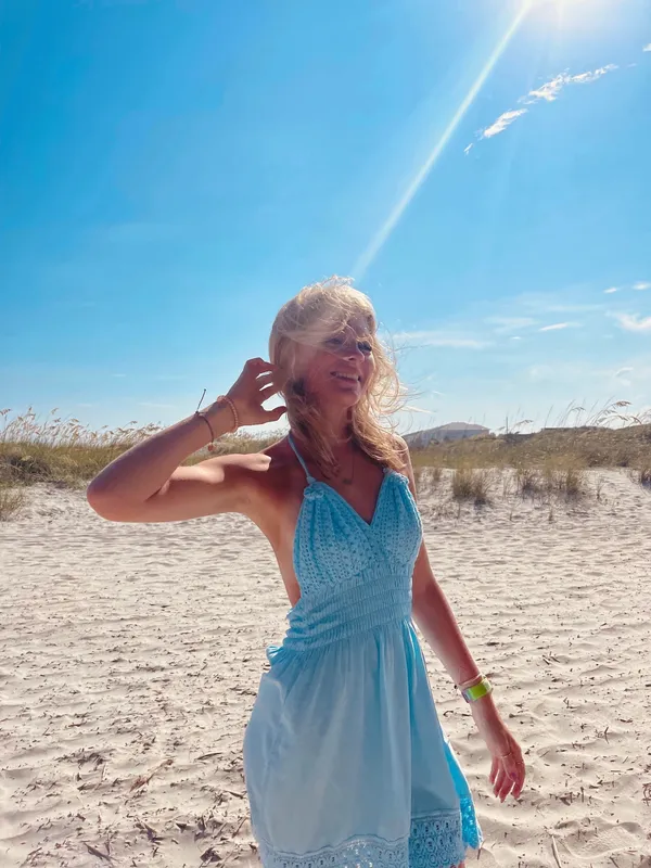 Cute blue sundress - Image 3