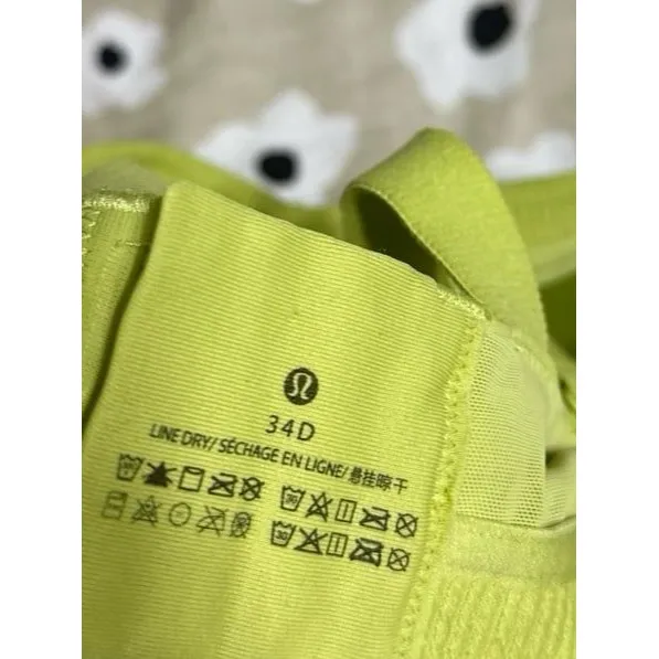Lululemon Lime Green Sports Bra - Image 5