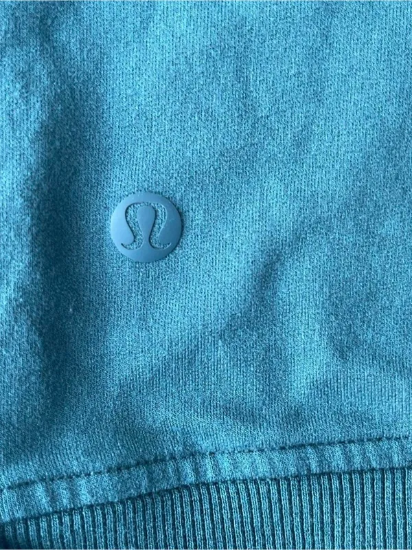 Lululemon Fleece Modal Long Sleeve Hoodie Green Jasper Yoga Pilates Activewear 4 - Image 6