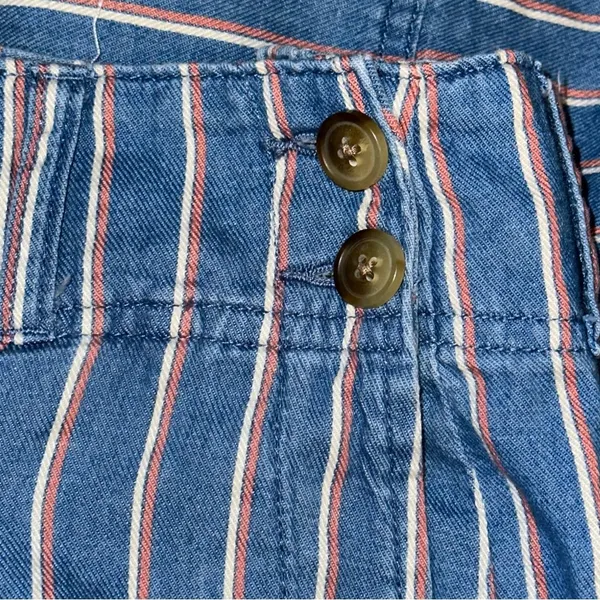 American Eagle  pinstriped wide leg capris - Image 4