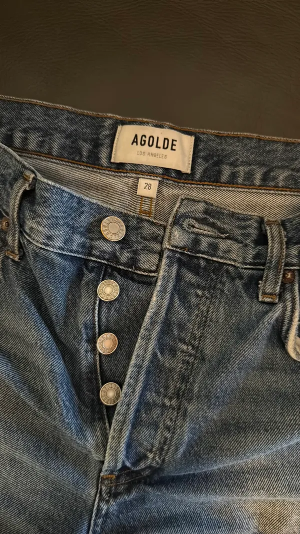 AGOLDE Shorts High-Rise Denim - Image 4