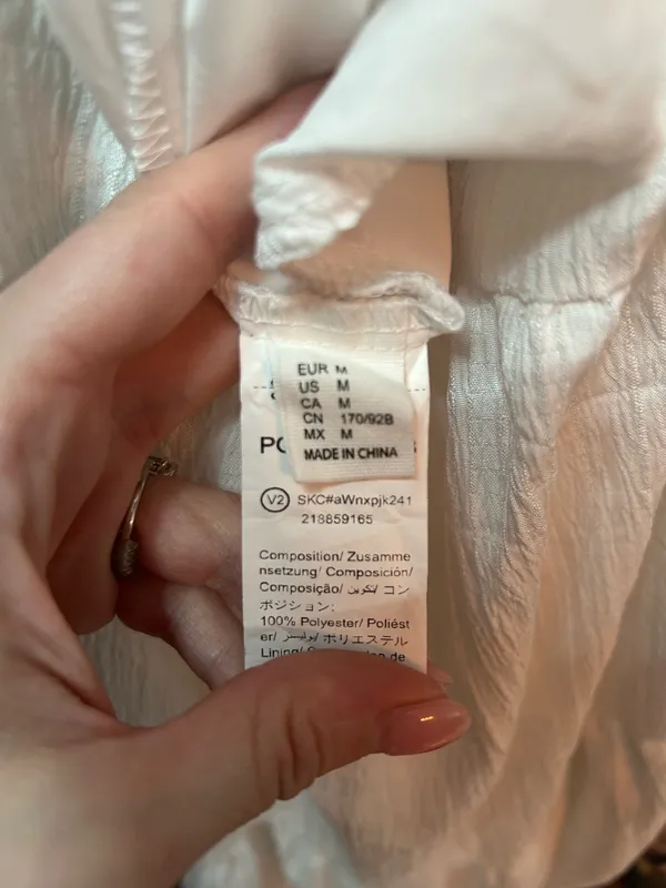 White Halter Maxi Dress Size M - Image 4