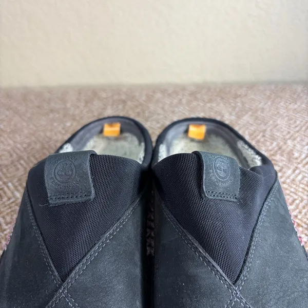 Timberland x Smartwool Power Lounger Clogs Sz 9 Black Suede Casual Outdoor Comfy - Image 4
