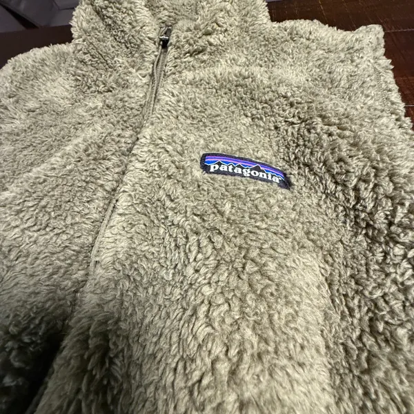 Patagonia Los Gatos Fleece Vest Womens‎ M Fatigue Green Gorpcore Oudoorsy Sherpa - Image 3