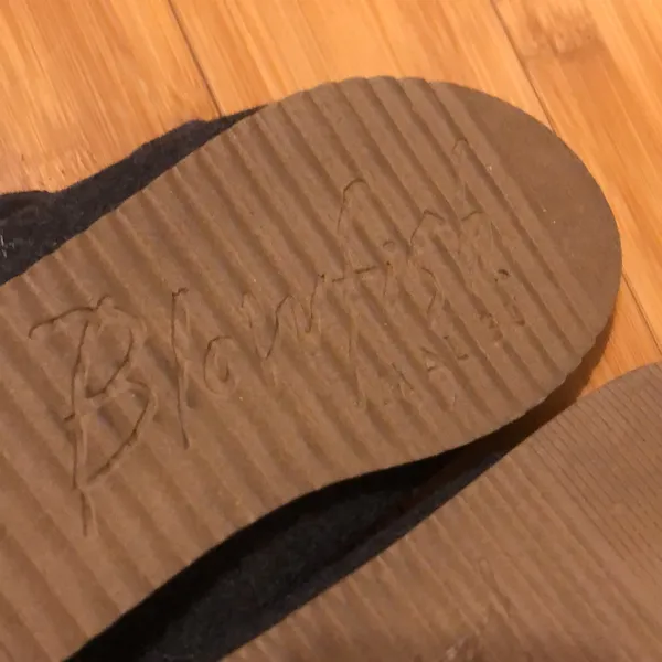 Blowfish Malibu Women’s Feelgoods-SHR Sandal Size 8 Gray 2 Tone Flannel - Image 9