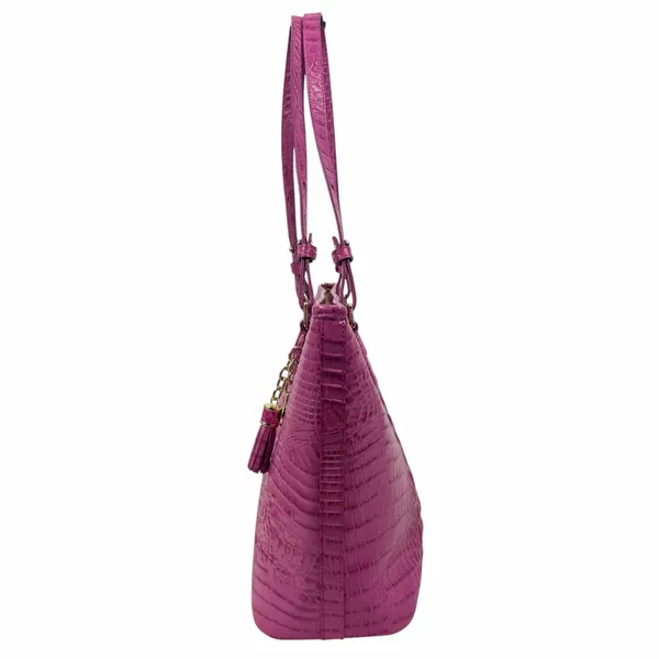 Brahmin Medium Asher Melbourne Tote Bag Shoulder Bag Pink - Image 6