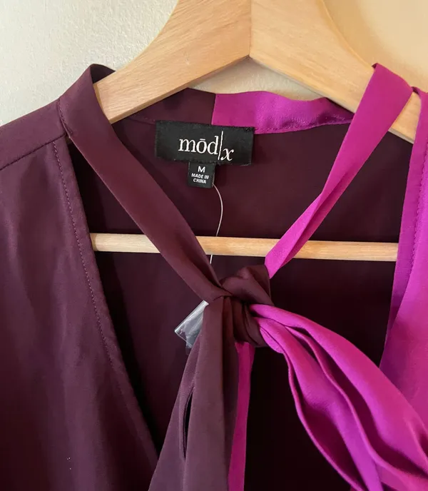 NWT Mod X Purple Top Size M - Image 2
