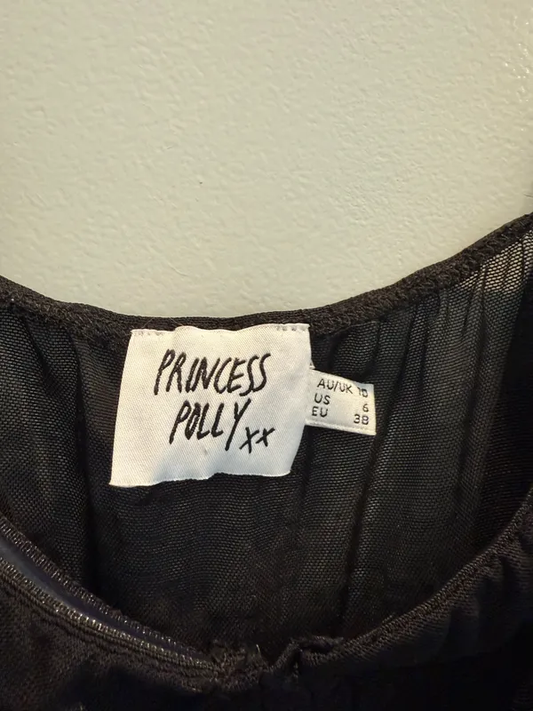 Black Ruched Tank Top- Princess Polly - Image 2