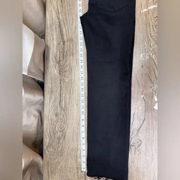 FRAME Le High Straight High Waist Staggered Hem‎ Jeans size 25 - Image 9