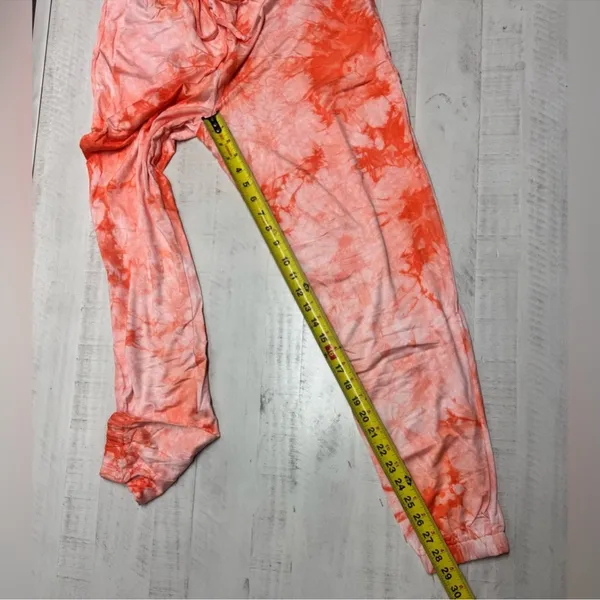 Tie dye light weight Jogger-style sweatpants elasticized waistband, drawstring - Image 6