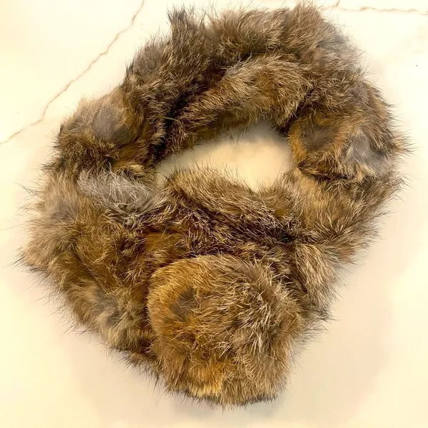Brown neck warmer one size - Image 2
