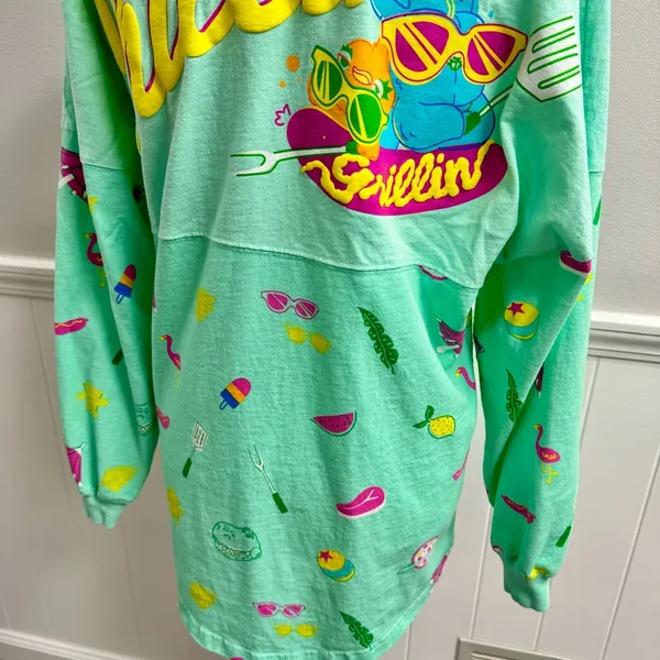 Disney Parks Toy Story Summer Splash Long Sleeve Spirit Jersey Blue Small S - Image 7
