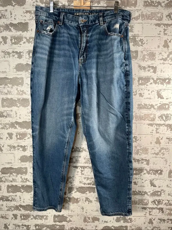 American Eagle | women mom curvy jeans plus size denim - Image 9