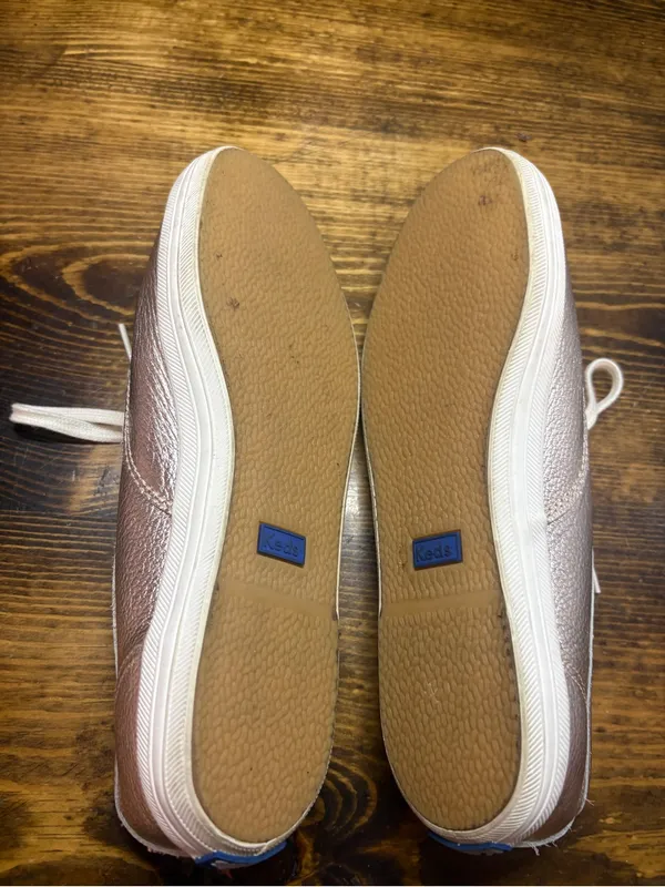 Keds Kate spade rose gold sneakers size 8.5 - Image 7