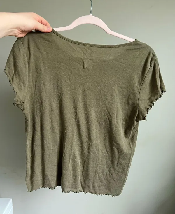 Girl power Lettuce Trim Baby Tee - Image 2