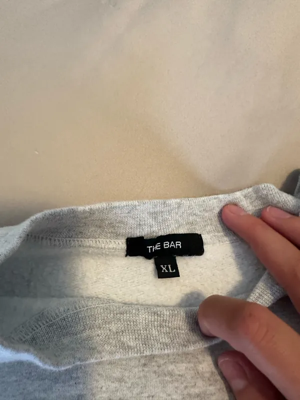 The Bar Sweatshirt Heather Grey - Image 2