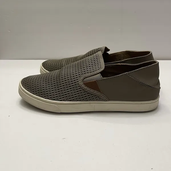 OluKai Shoes Womens 9 Pehuea Tan Slip on Casual Sneaker Loafer ‎ 20271 Beach - Image 4