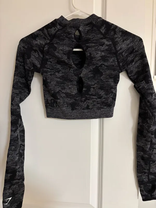 Gymshark Top Long Sleeve Crop Seamless - Image 3