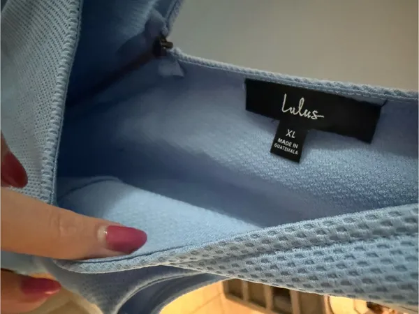 Lulu's Light Blue Scoop Neck Skater Dress - Image 5