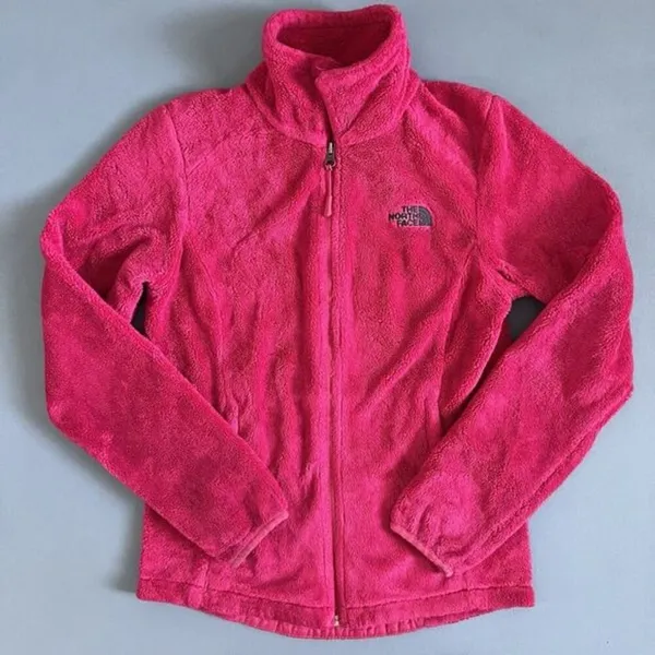 The North Face Osito Pink‎ Fleece Full Zip Up Jacket - Image 3