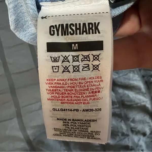 Gymshark Adapt Seamless Powder Blue Marled ‎ Compression Leggings - Image 11