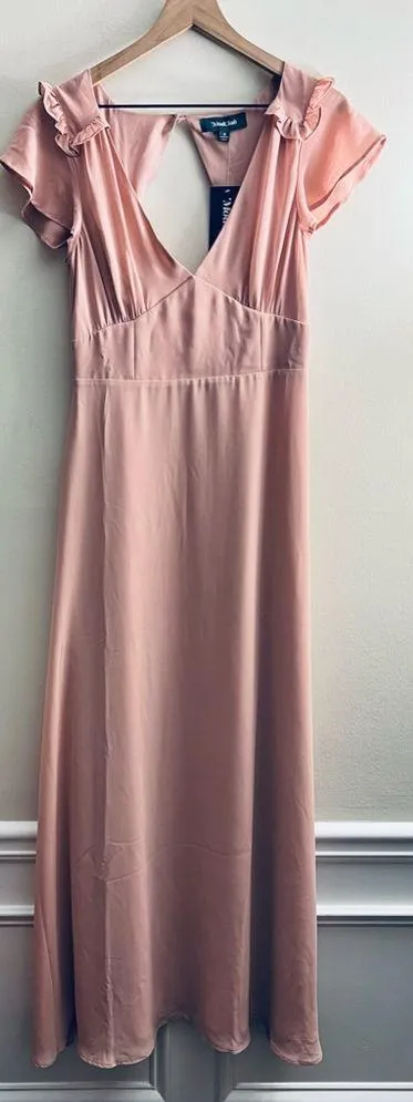 ModCloth You're Flowing Places Maxi Dress in Pink Size 6 - Image 2
