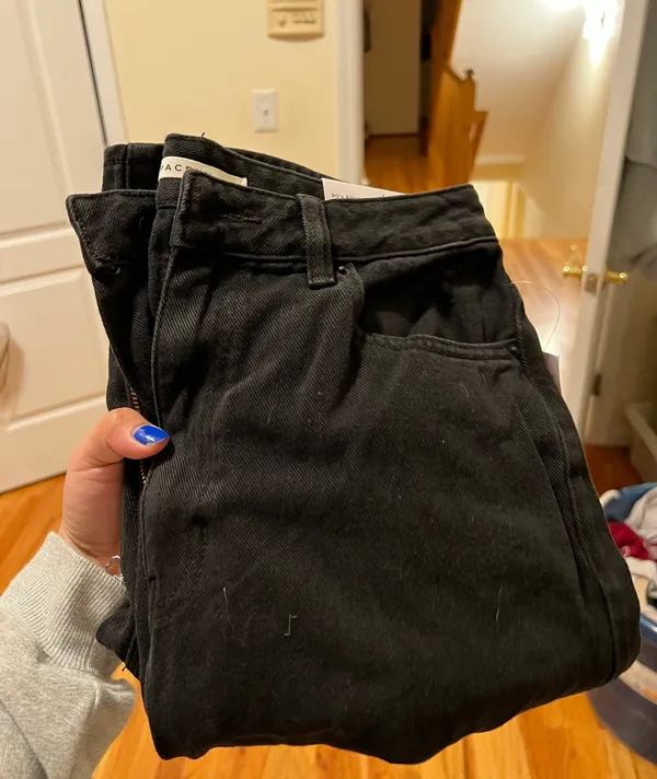 PacSun Black Distressed Boyfriend Jeans - Image 7