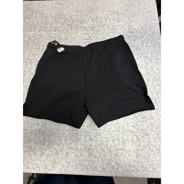 Ethika Black Raw Edge Women's Shorts Floral Graphic Drawstring Waist‎ Size L NWT - Image 5