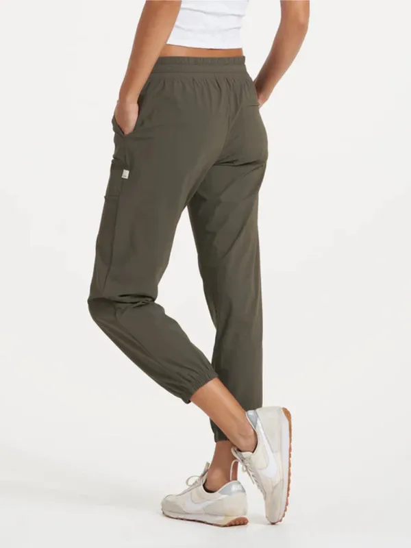 Vuori Miles Olive Drawstring Jogger Pants Size Large - Image 2