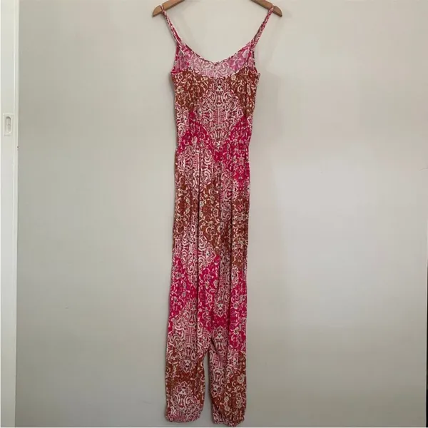 Show Me Your Mumu Beatrice Pink Paisley Jumpsuit - Image 7