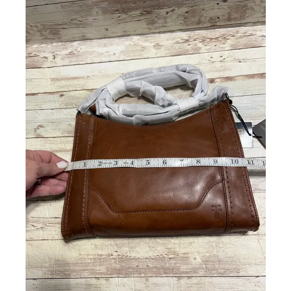 Frye Melissa Crossbody Purse Bag Brown Leather NWT - Image 4
