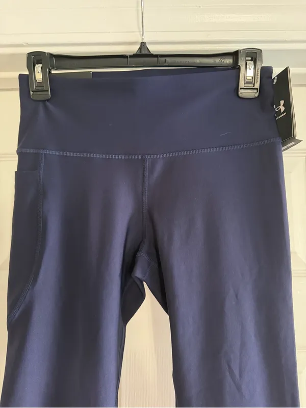 Under Armour Women's Navy Compression High-Rise Performance Leggings Size M NWT - Image 2