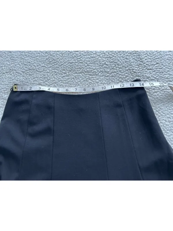 Dressbarn Flared Swing Skirt Knee Length Black Size 6 - Image 5