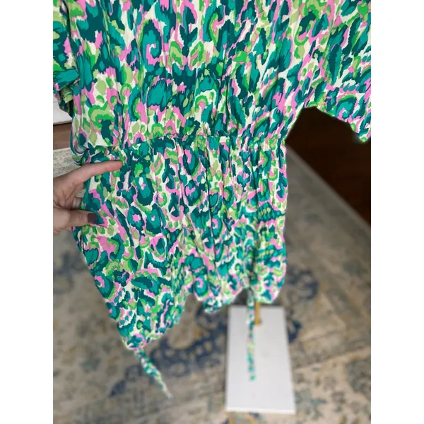 Cupshe Bright Abstract Shorts Romper Jumpsuit Vaca Resort Tropical Spring Summer - Image 8