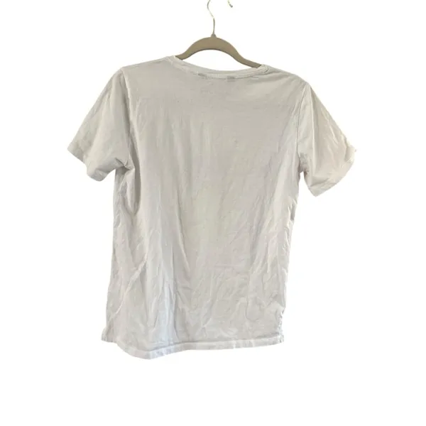 Women's Stella Lavinia White Short Sleeve Tee with Gold Graphic S - Image 11