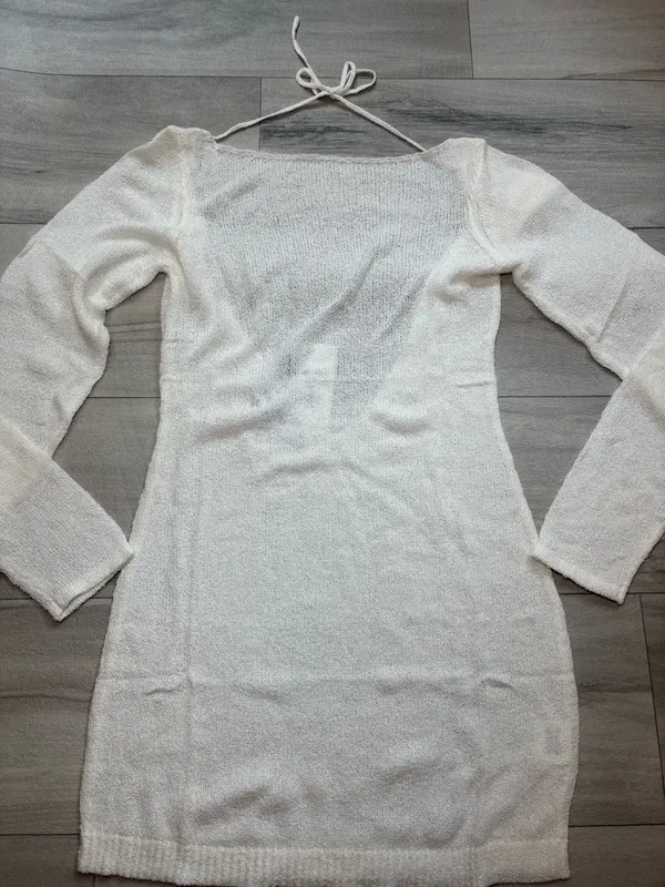 Rumored "Sweet Talker" Open Back Knit Mini Dress large - Image 2