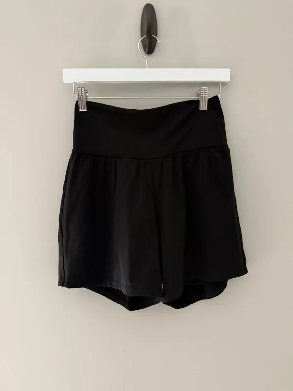 Halara SoftlyZero Airy 2-in-1 Yoga Shorts 5 Inch Black Women’s M - Image 3