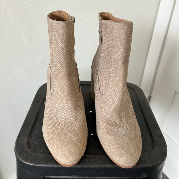 Lucky Brand Beige Booties - Image 3
