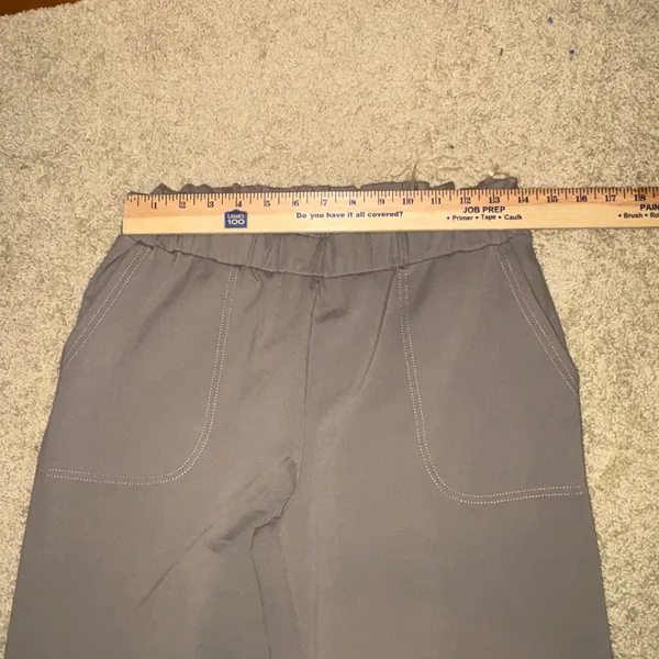 Joie‎ Wide Leg Pants Lounge Casual Elastic Waist Pull On tan Size M - Image 2