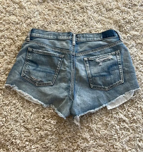 American Eagle Vintage High Rise Festival Jean Shorts Size US 10 - Image 2