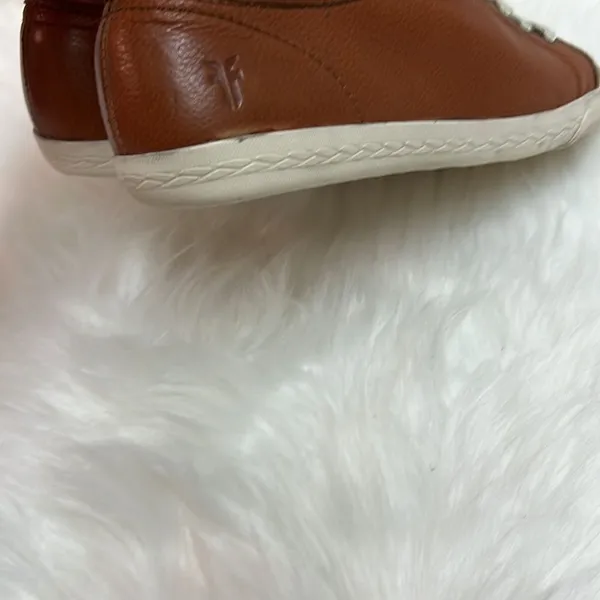 ‎Frye Leather Low Top Sneakers A3 - Image 6