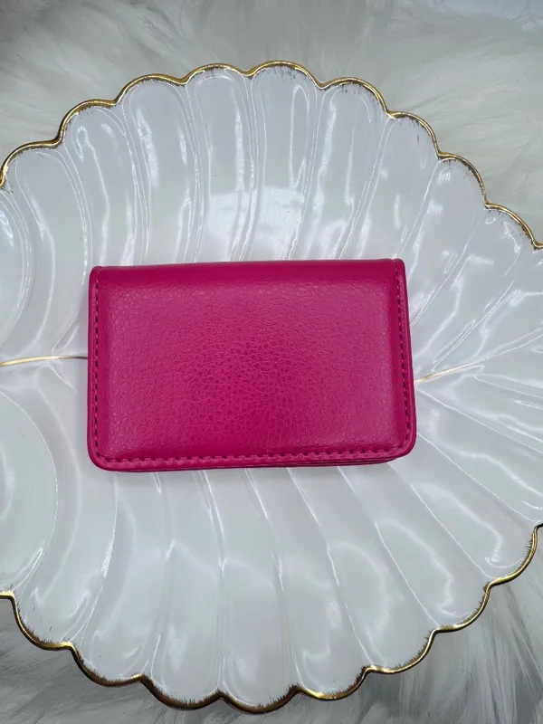 Wallet Rose Pink Card Wallet - Image 5
