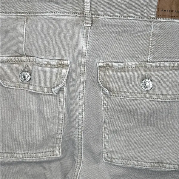 American Eagle Green Gray Stretch Skater Jeans - Image 4