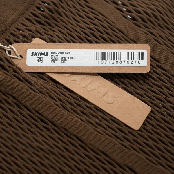 SKIMS | Army Warp‎ Knit Short Bikini Cover-Up - Image 4