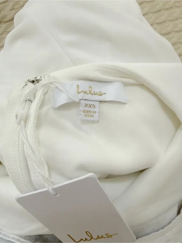 Lulu's Infinite Glory White V-Neck Slip Maxi Dress - Image 3