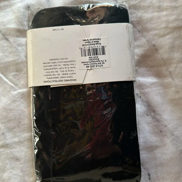 Jessica Simpson two tone tights with bow motif - Image 2