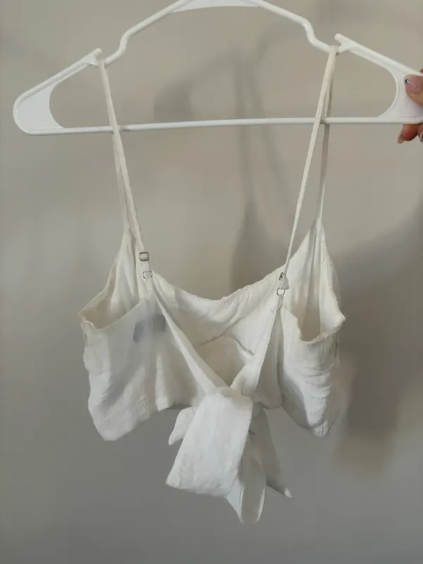 White Fox Boutique White Crop Top - Image 2
